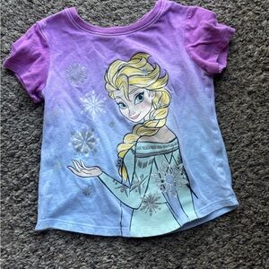Disney Frozen Elsa Purple and Blue Kids Tee